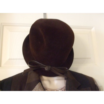 Vintage Valerie Model Imported Material 22" (Medium) Brown 's Hats  eb-59975070